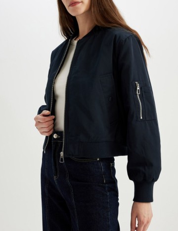 Jachetă DeFacto, albastru