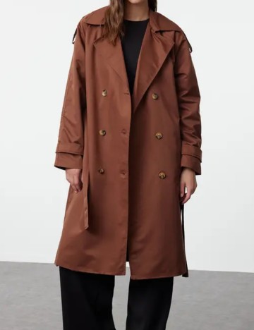 Trench TRENDYOL, maro