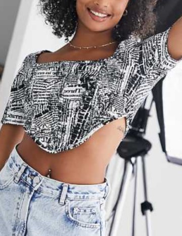 Top I SAW IT FIRST, mix culori