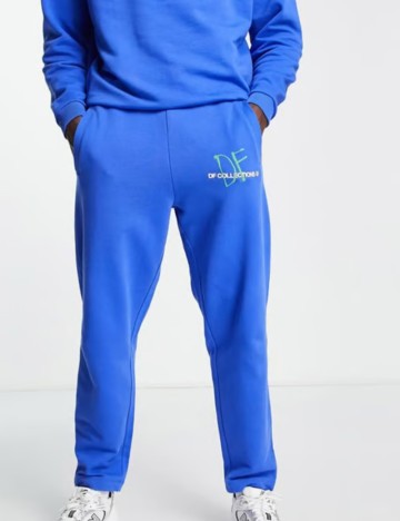 Pantaloni de trening ASOS, albastru