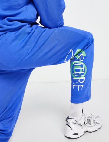 Pantaloni de trening ASOS, albastru