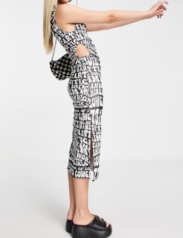 Rochie midi Easy Tiger, mix culori