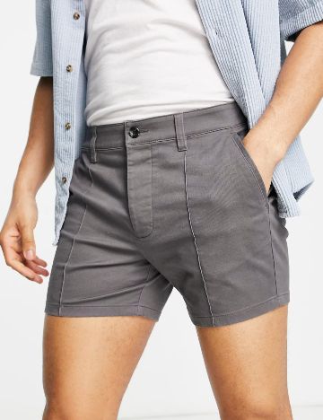 Pantaloni scurți ASOS, gri