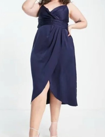 Rochie midi Little Mistress, albastru