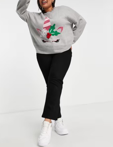 Pulover Threadbare, gri