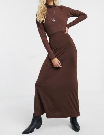 Rochie maxi ASOS, maro