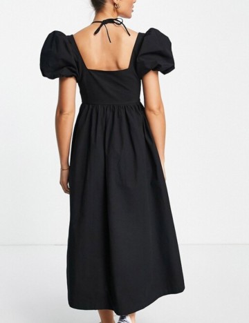 Rochie midi Lost ink, negru