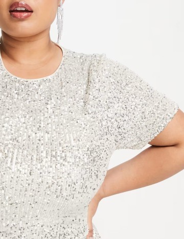 Rochie mini Forever New, argintiu