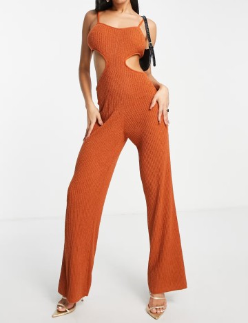 Salopetă lungă ASOS, cărămiziu