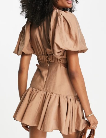 Rochie mini ASOS, bej