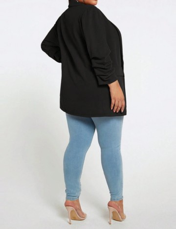 Sacou Shein Curve+, negru