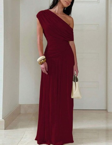 Rochie maxi Shein, vișiniu