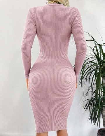 Rochie midi Shein, roz