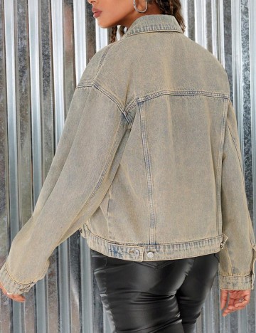 Jachetă De Blugi Shein, albastru