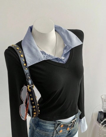 Bluză Shein, mix culori