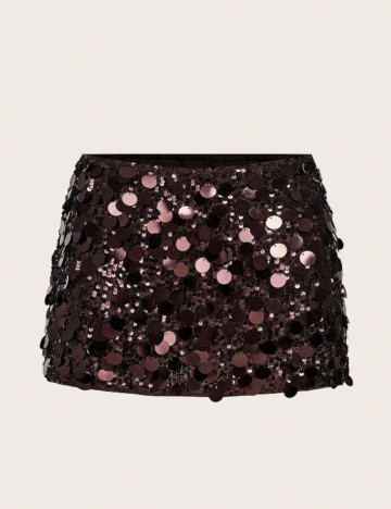 Fustă mini Shein, maro