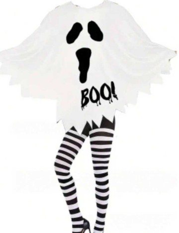 Costum Halloween Shein, alb