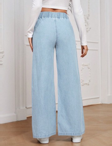 Pantaloni Shein, albastru