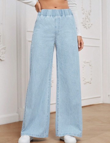 Pantaloni Shein, albastru