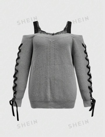 Pulover Shein, gri