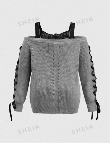 Pulover Shein, gri