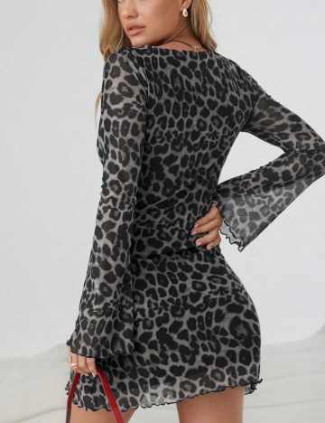 Rochie midi Shein, gri