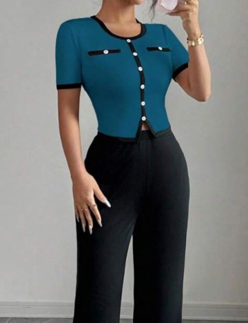 Tricou Shein, albastru