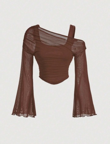 Bluză Shein, maro
