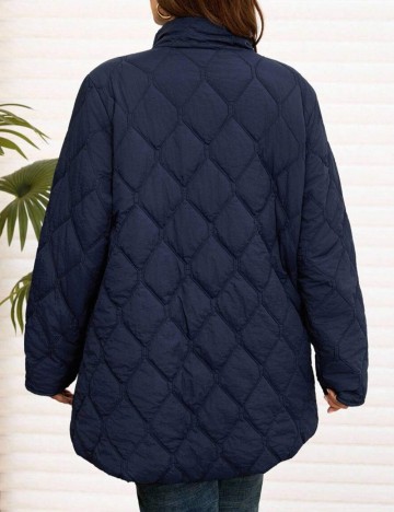 Geacă Shein Curve+, albastru