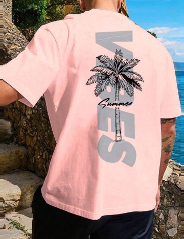 Tricou Shein MANFINITY, roz