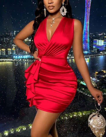 Rochie mini Shein, roșu