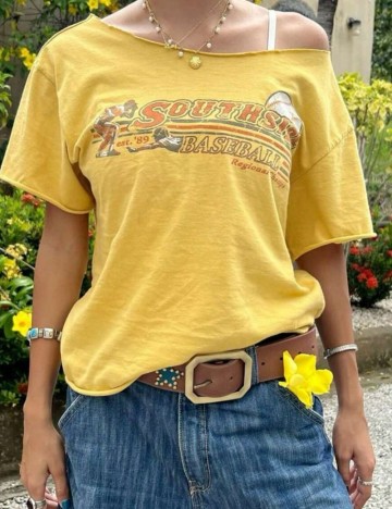 Tricou Shein, galben