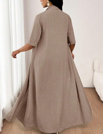 Cardigan lung Shein, maro