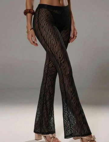 Pantaloni de plajă Shein, negru