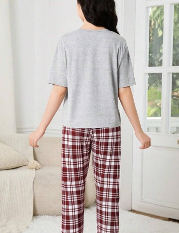 Compleu pijamale Shein, mix culori
