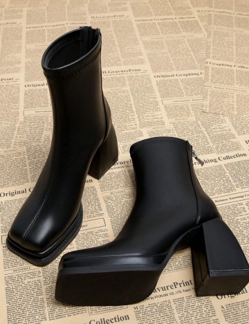 Botine Shein, negru