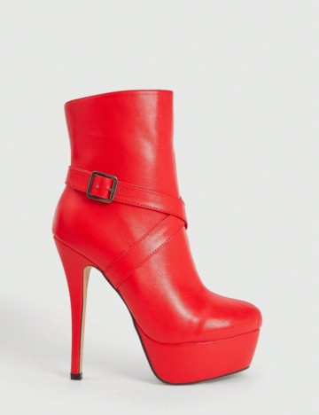 Botine Shein, roșu