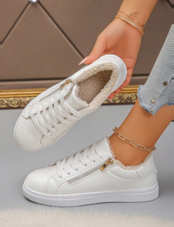 Pantofi Sport Shein, alb