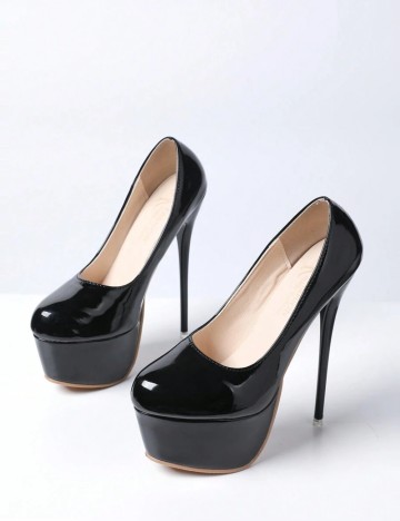 Pantofi cu toc Shein, negru