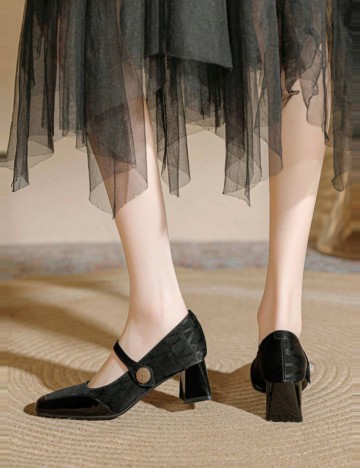 Pantofi Shein, negru