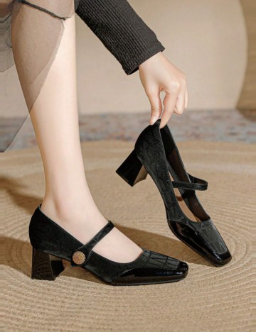 Pantofi Shein, negru
