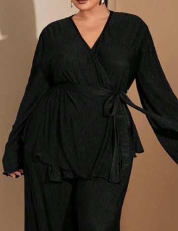 Cămașă Shein Curve+, negru