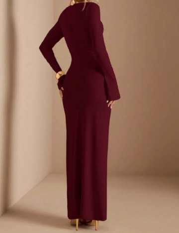 Rochie maxi Shein, vișiniu