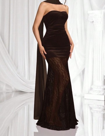 Rochie maxi Shein, maro