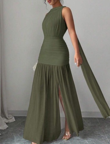 Rochie maxi Shein, verde