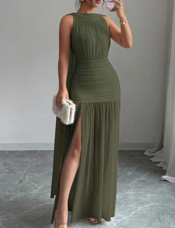 Rochie maxi Shein, verde