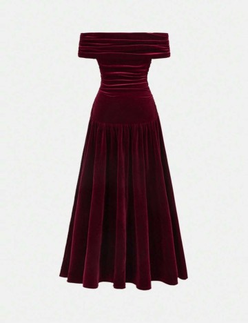 Rochie maxi Shein, vișiniu