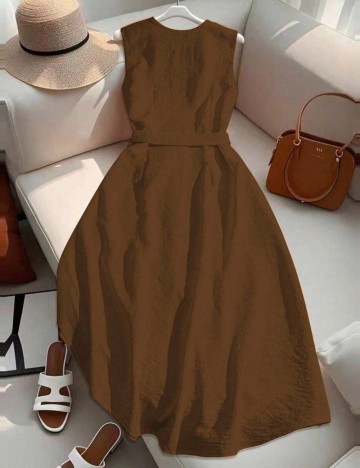 Rochie midi Shein, maro