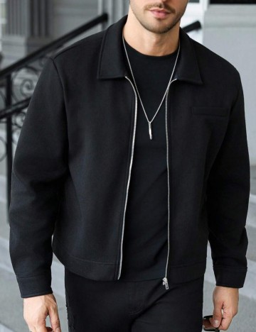 Jachetă Shein, negru