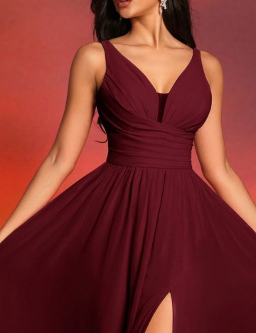 Rochie maxi Shein, vișiniu